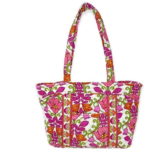 Vera Bradley Bags Vera Bradley Lilli Bell Pink And Orange Tote Bag